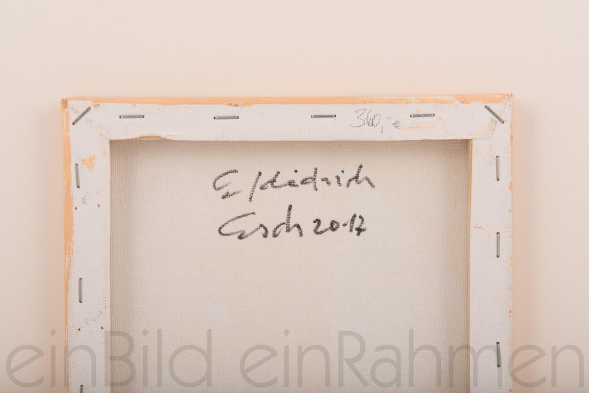 Abstraktes Bild von Eckart Schädrich als Mischtechnik von der Kunst Gallerie einBild einRahmen